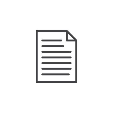 Belge dosya anahat simgesini