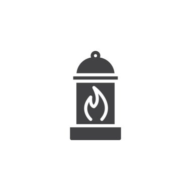 Kamp Fener vektör simgesi