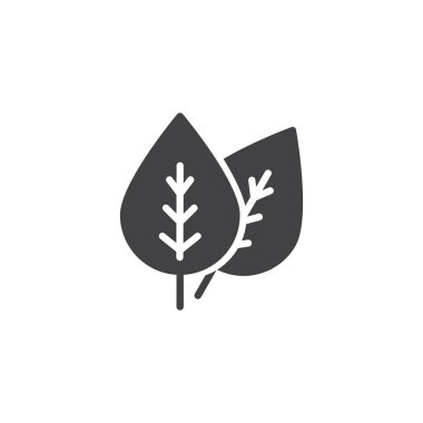 yaprakları vektör simgesi