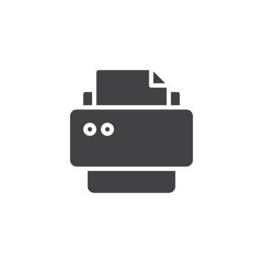 Yazıcı vektör simgesi