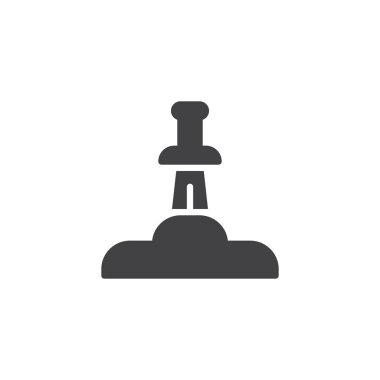 Excalibur kılıcı vektör simgesi