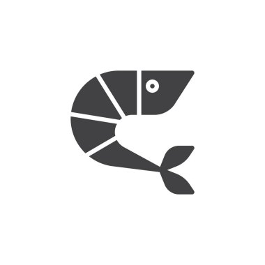 Karides vektör simgesi