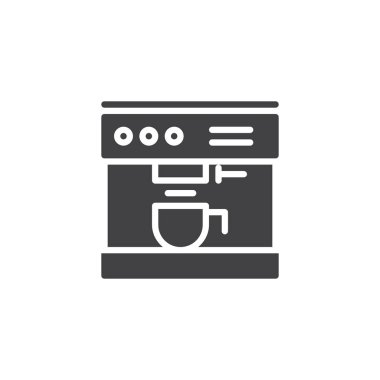 kahve makinesi vektör simgesi