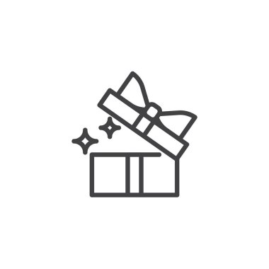 Hediye kutusu anahat simgesini açıldı