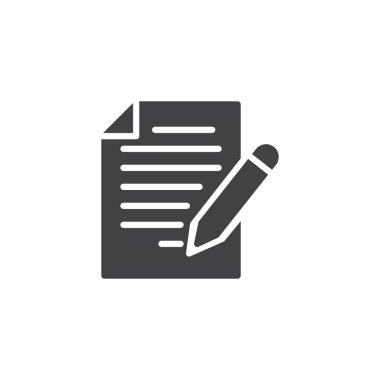 Belge vektör simge Düzenle