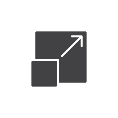 Tam ekran modu vektör simgesi