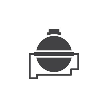 Su şişesi vektör simgesi