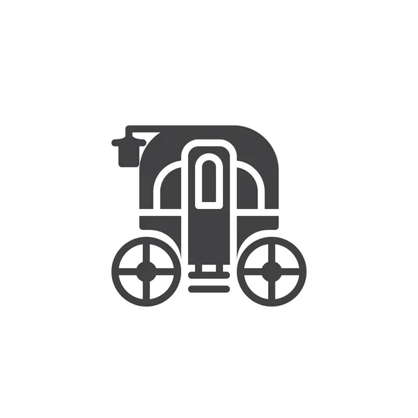 Carriage vector icon — Stock Vector