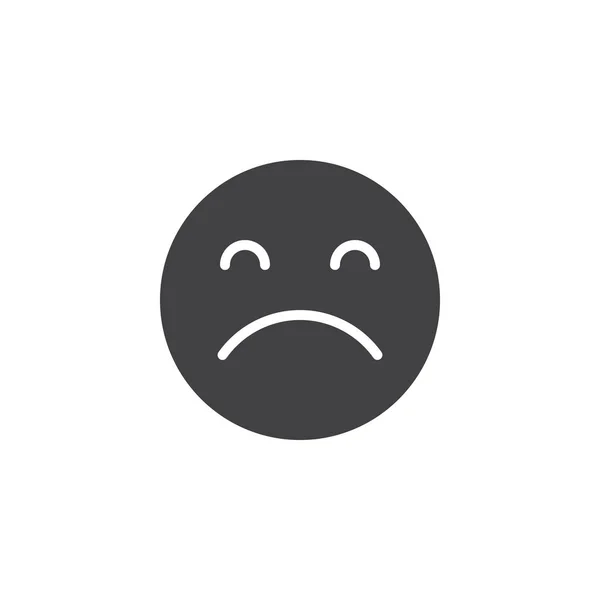 Triste icono de vector Emoción — Archivo Imágenes Vectoriales