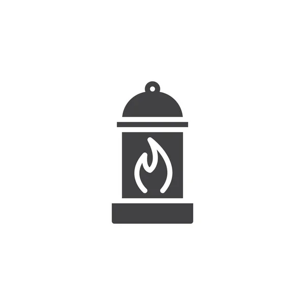 Camping Lantern vektor symbol — Stock vektor