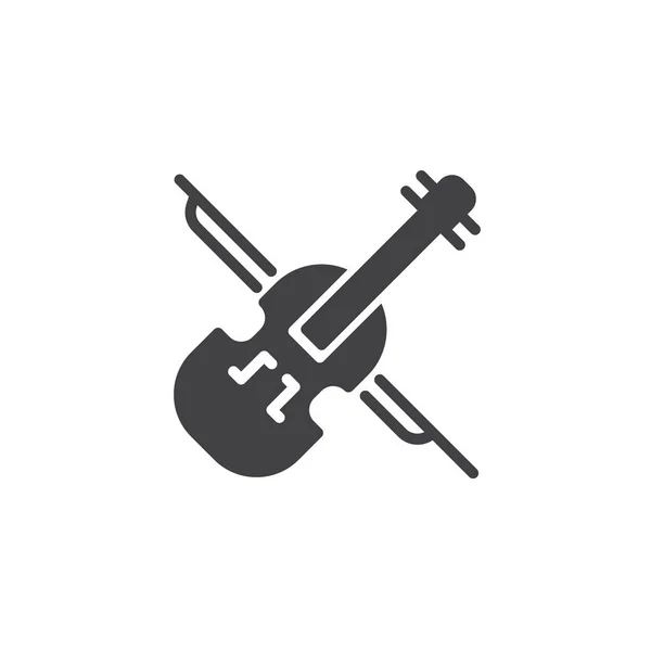 Violin vector icon — Stock Vector