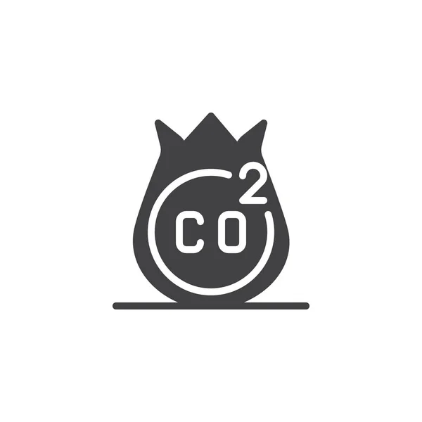 CO2 vector icon — Stock Vector