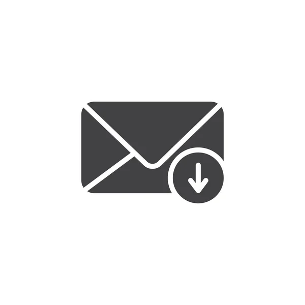 Bandeja de entrada icono vector de correo — Vector de stock
