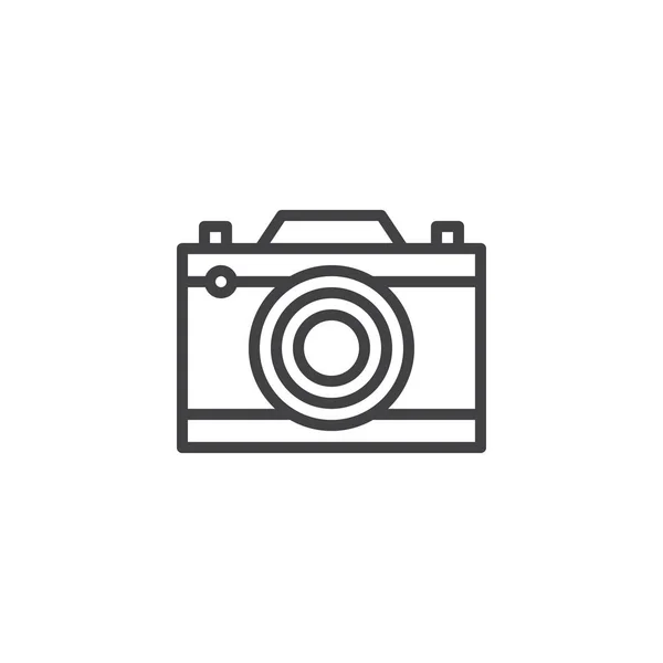 Ikona obrysu fotoaparátu — Stockový vektor