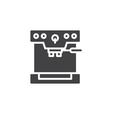 kahve makinesi vektör simgesi