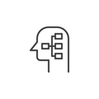 Kafa hiyerarşi grafiğinde anahat simgesini