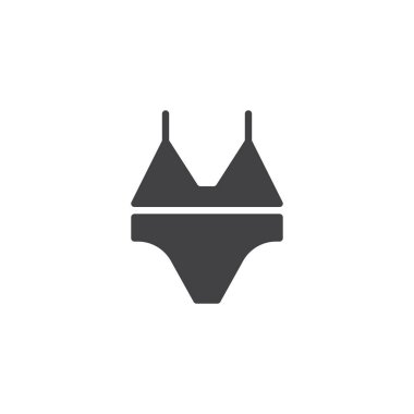 Bikini sütyen vektör simgesi