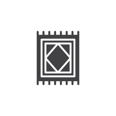 Dekoratif Halı vektör simgesi