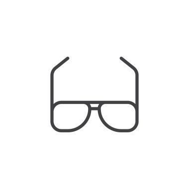 güneş gözlüğü anahat simgesini