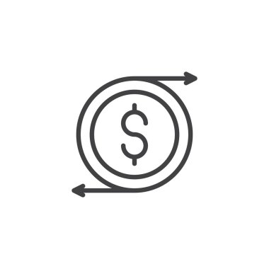 Döviz Alım Satım anahat simgesini