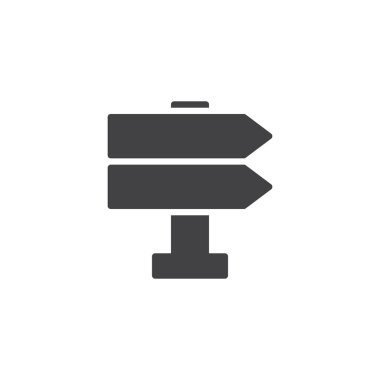 Tabelasını vektör simgesi. Mobil kavramı ve web tasarım için düz işareti dolu. Yön kurulu basit katı simgesi. Sembol, logo illüstrasyon. Piksel mükemmel vektör grafikleri