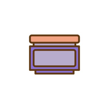 Anahat simgesini kozmetik krem dolu