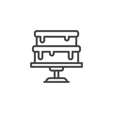 Kek standı anahat simgesini