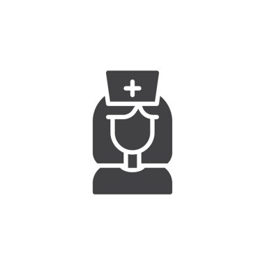 Hemşire Vektör Simgesi