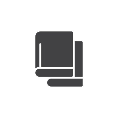 İki kitap vektör simgesi