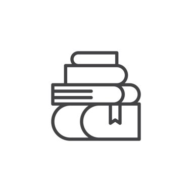 Kitap anahat simgesini yığını