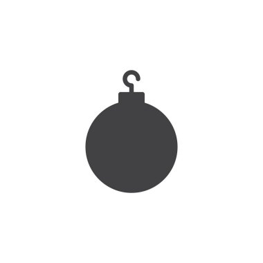 Noel topu vektör simgesi