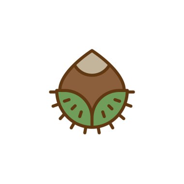 Fındık doldurulmuş anahat simgesini