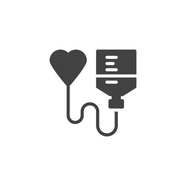 kan bağışı vektör simgesi