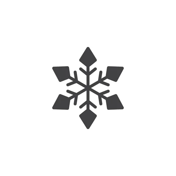 Copo Nieve Icono Vector Signo Plano Lleno Para Concepto Móvil — Vector de stock