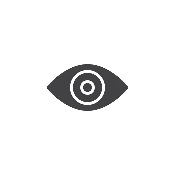 Значок Вектора Человеческого Глаза Заполненный Плоский Знак Мобильной Концепции Веб — стоковый вектор