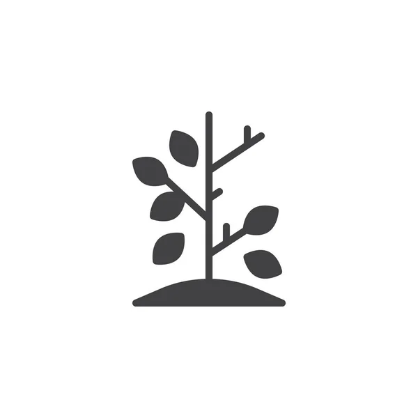 Podzimní strom vektorové ikony — Stockový vektor