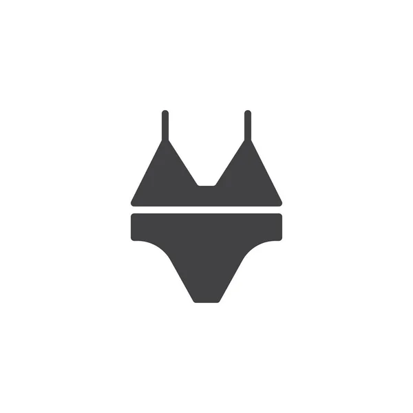 Soutien-gorge bikini icône vectorielle — Image vectorielle