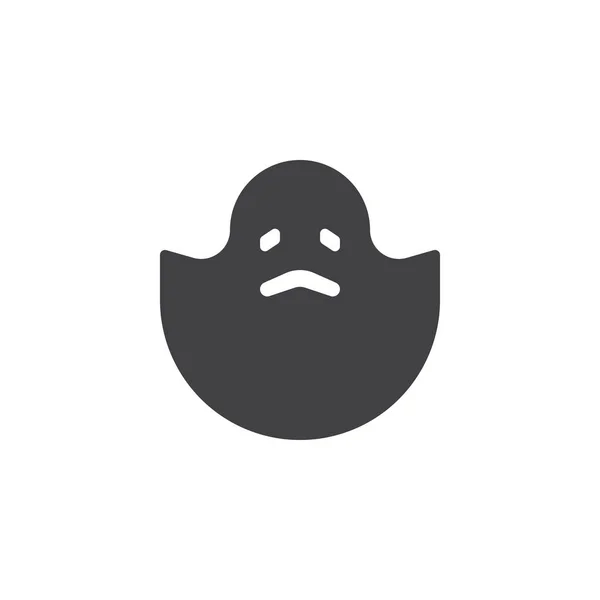Иконка Вектора Призраков Хэллоуина Заполненный Плоский Знак Мобильной Концепции Веб — стоковый вектор