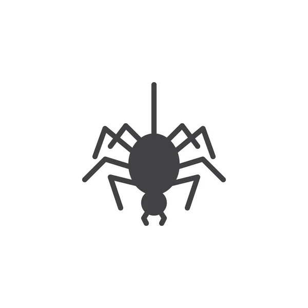 Αράχνη Εικονίδιο Του Φορέα Γεμάτη Επίπεδη Σημάδι Για Κινητό Έννοια — Διανυσματικό Αρχείο