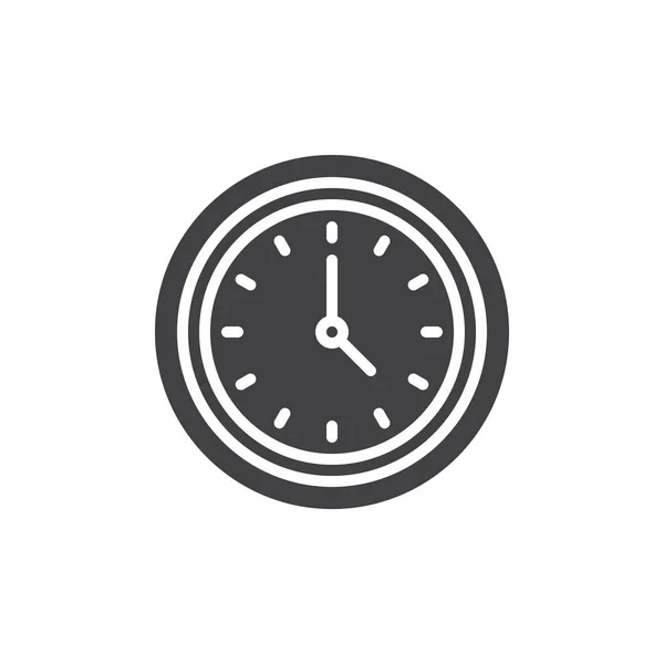Reloj de pared vector icono — Vector de stock