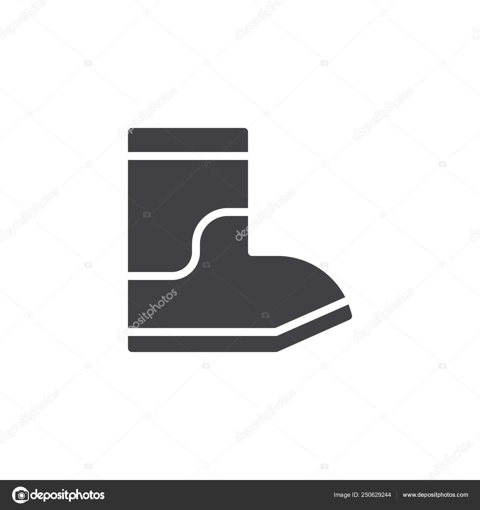 Rain boots vector icon Stock Vector by ©avicons 250629244