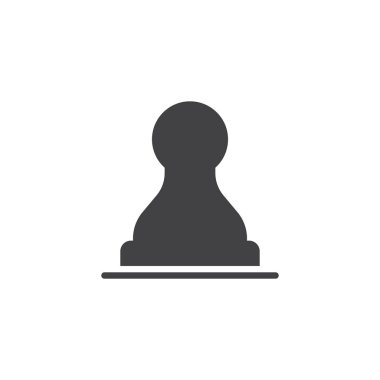 Lastik damgası vektör simgesi