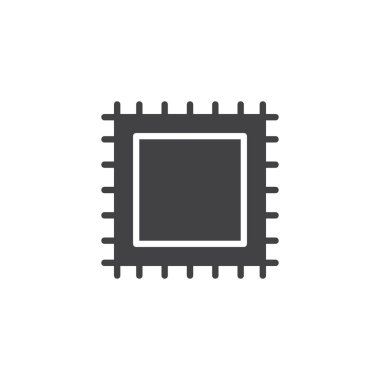 Kare halı vektör simgesi