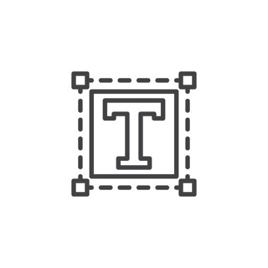 Metin boyutu anahat simgesini