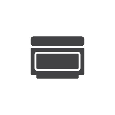 Kozmetik krem vektör simgesi