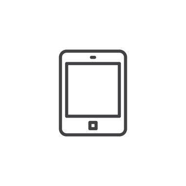 Tablet gadget anahat simgesi