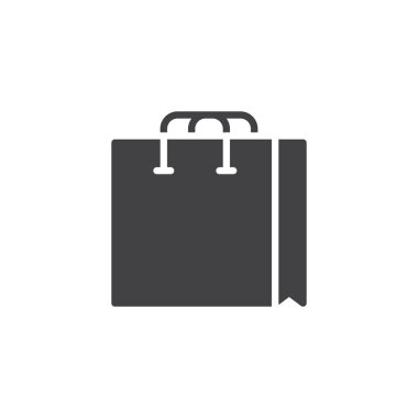 alışveriş poşeti vektör simgesi