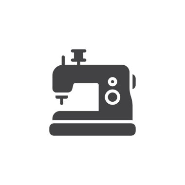 Dikiş makinesi vektör simgesi