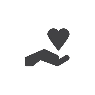 El vektör simgesi kalp