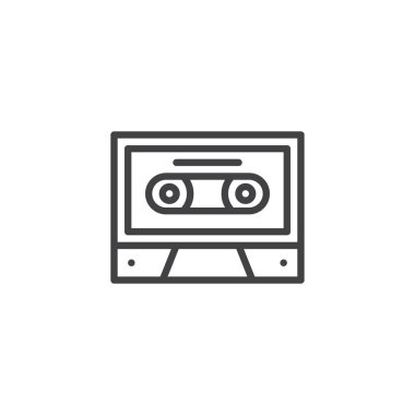 ses kaset anahat simgesini